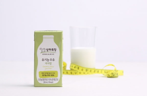 상하목장 유기농 우유 저지방 멸균 200ml 연출사진
